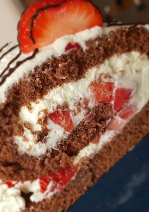 Epres-mascarponés tekercs recept fotója