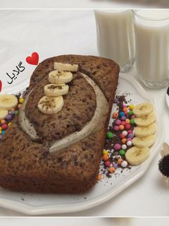 عکسی از دستور کیک موزی 😋