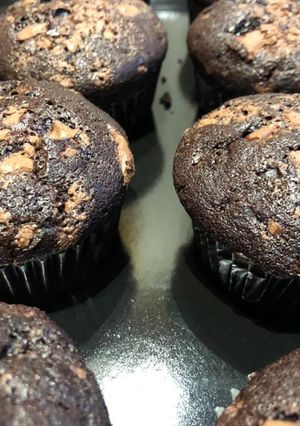 A picture of Nutella Chocolate Muffins 🧁.