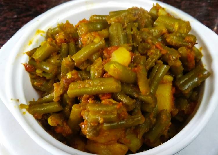 How to Prepare Favorite Beans aloo bhaji