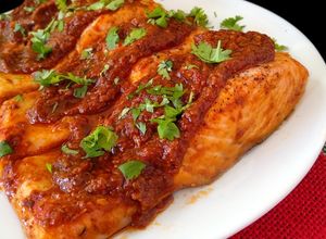 Foto principal de Salmón en salsa Chraimeh {receta judío sefardita}