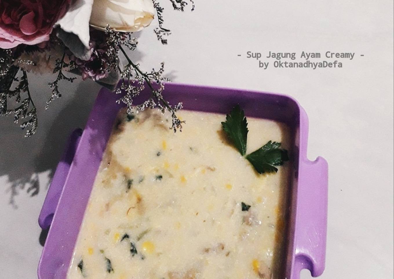 Sup Jagung Ayam Creamy