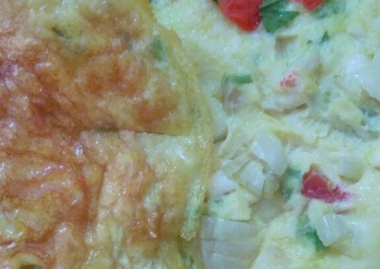 Langkah Mudah untuk Menyiapkan Omelet telur batita Anti Gagal