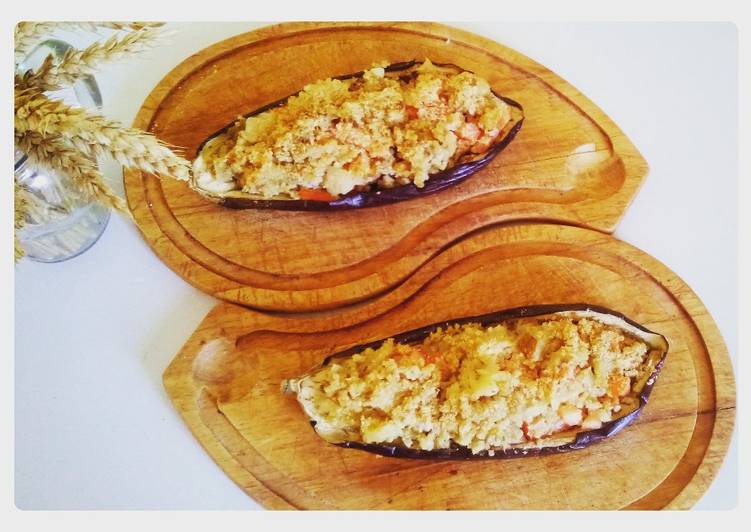 La Recette Pas à Pas Aubergines farcies vegan