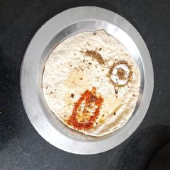 A picture of Leftover roti dish during snacks time.