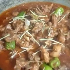 A picture of Mutton dhaba karahi.