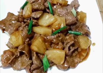 How to Cook Yummy Stir fry beefpineapple