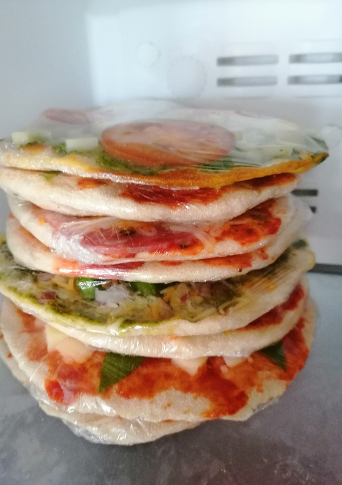 Una foto de Pizza congelada🍕