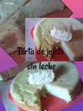Torta de jojoto sin leche