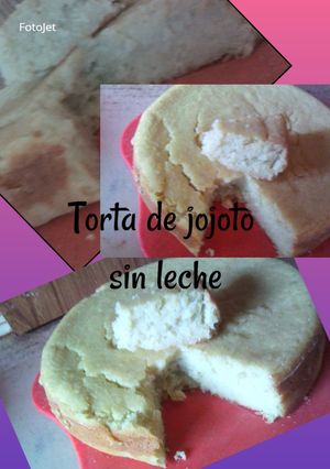 Una foto de Torta de jojoto sin leche