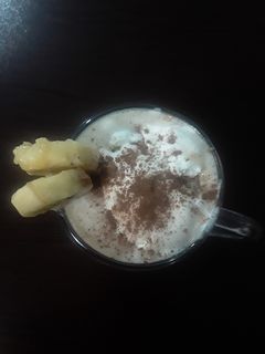 عکسی از دستور شیر موز بستنی❤