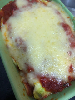 Una foto de Lasagna de zucchini o calabacín, sin tacc, sin harinas, riquísima y liviana!!!
