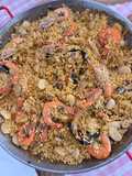 Paella de Marisco con Garrofó