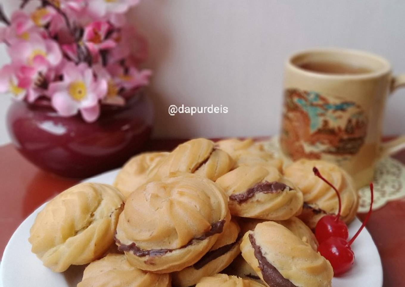 Kue Sus/Soes Vla Coklat (2)