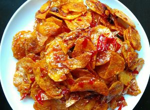 Foto resep Kering kentang pedas manis #pr_cabelita