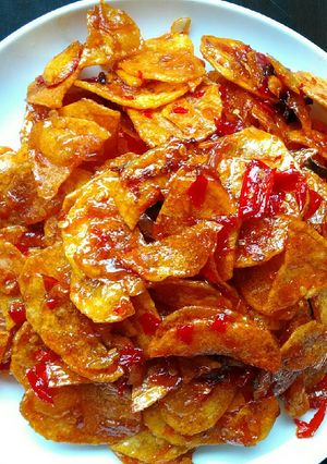 Foto resep Kering kentang pedas manis #pr_cabelita
