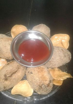 A picture of Vegetables cutlet.