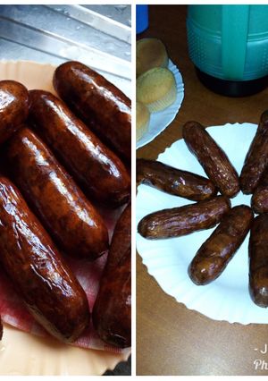 A picture of Sausages #author marathon.