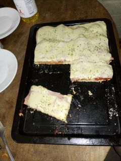 Una foto de Pizza casera