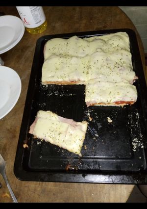 Una foto de Pizza casera