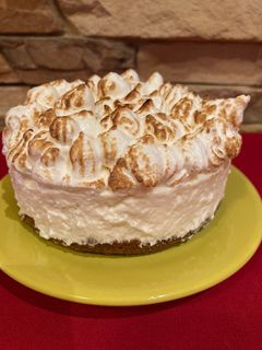 Una foto de Cheesecake de pie de limón
