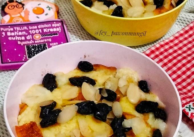 Resep Puding Roti Tawar Kukus MPASI 12m+ Oleh Fey_Pawonmungil - Cookpad