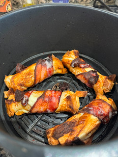 Foto de Lanche fácil: enroladinho de pão com bacon
