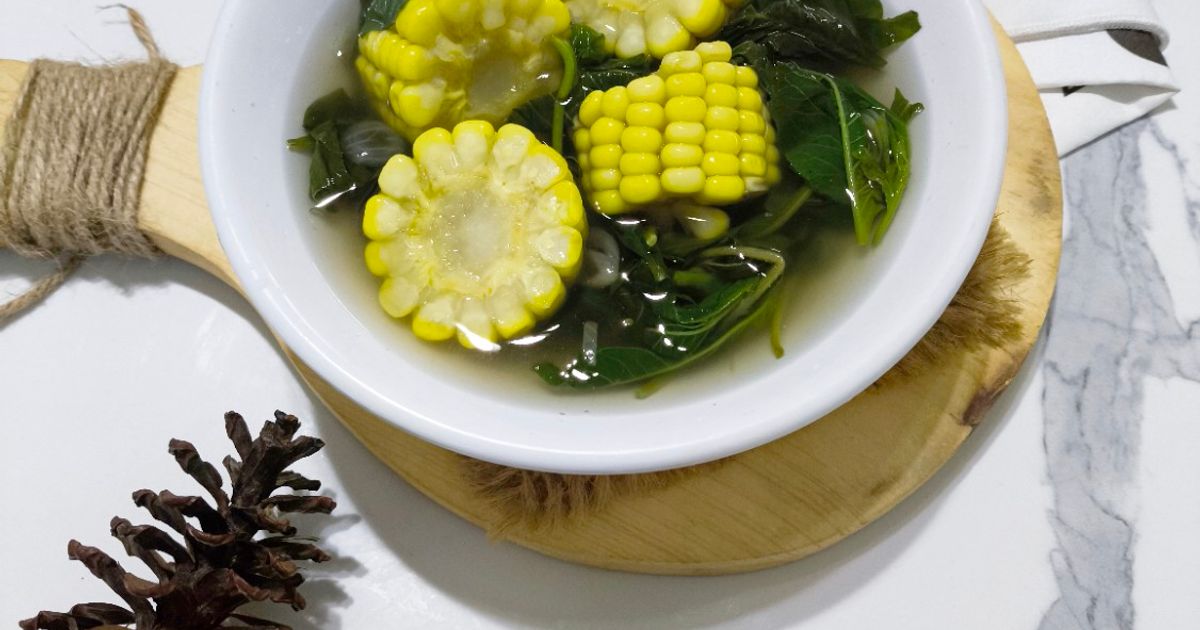 Sayur Bening Bayam Jagung