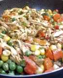Verduras Guisadas con Pollo🍗