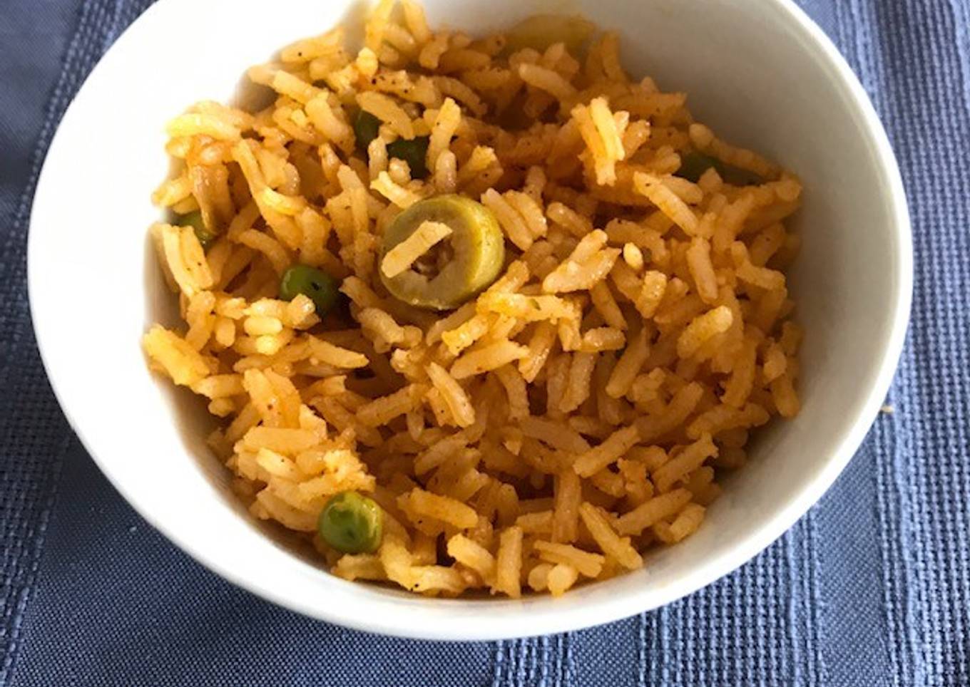 Arroz con gandules (chícharos)