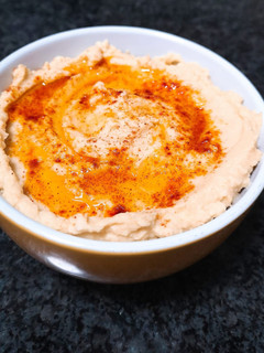 Una foto de Hummus de garbanzos caseros