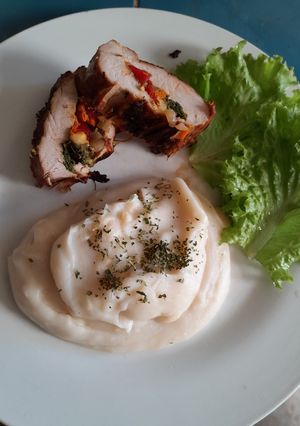 Una foto de Solomillo de cerdo relleno