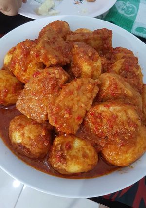 Foto resep Telur tempe balado