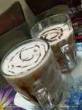 Banana & chiku (sapota) milk shake