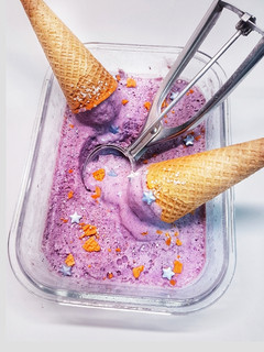 Una foto de Helado de arándanos 3.0