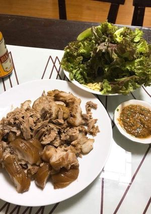 Hình của món Chân giò Hàn Quốc cho ngày se lạnh.