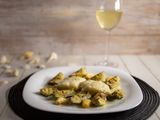 Bacalao con alcachofas