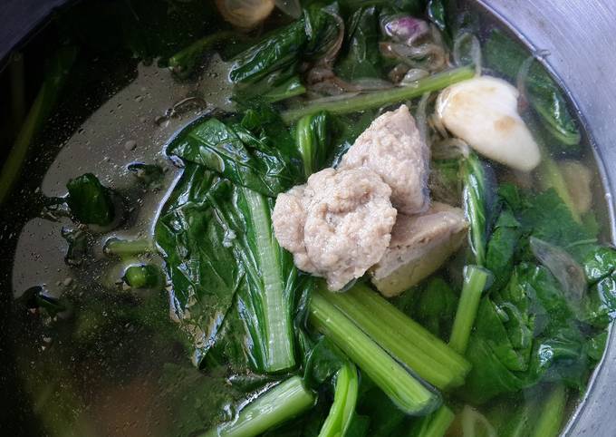 Resep Sawi Kuah Bakso Oleh Dewi Mustika Cookpad