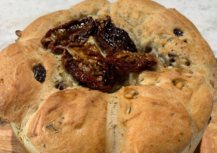 Step-by-Step Guide to Make Super Quick Homemade Sun-dried tomato bread