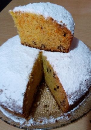 Una foto de Torta de zanahoria
