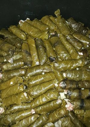 صورة لوصفة ورق عنب بلحمة