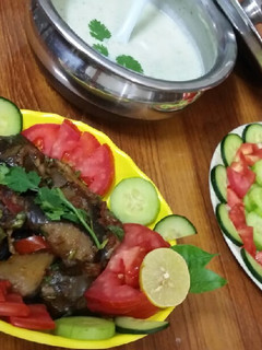 A picture of Fried Brinjal.