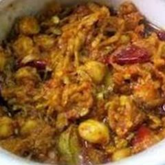 A picture of Chickpeas Mango Pickle.