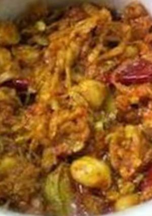 A picture of Chickpeas Mango Pickle.