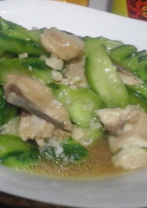 Foto resep Oyong tumis ikan