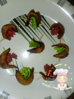 A picture of Fried plantain &Egg.