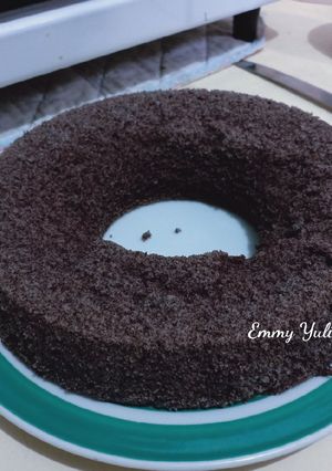 Foto resep Bolu kukus ketan hitam ekonomis cuma 2 telur