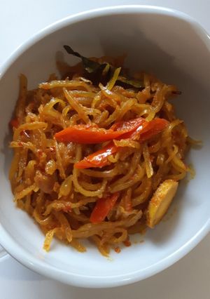 Foto resep Oseng Pepaya Muda Pedas
