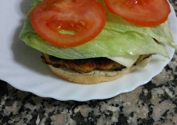 Hamburguesa vegetariana de zanahoria