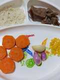 Bubur Sapi Kecap - MPASI 6 bulan Day 29